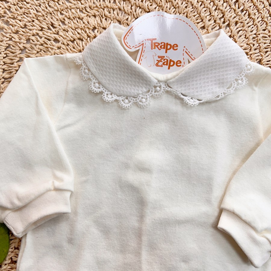 Body Gola Bordada Grypir Redondo - Off White Body Gola Bordada Grypir Redondo - Off White